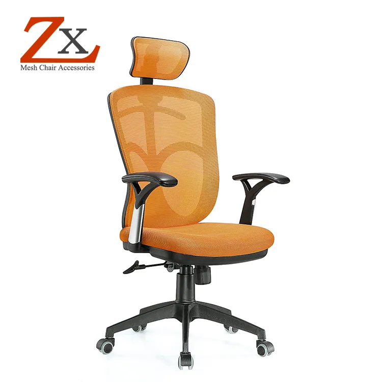 ZX Foshan Pabrik Eksekutif Highback Mesh Kursi dengan Soft Pad Sandaran Tangan/Modern Mesh Eksekutif Ergonanic Kursi Kantor untuk Dijual