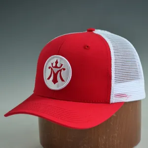 หมวกแก๊ปทัคเกอร์ตาข่ายสีขาวสำหรับผู้ชายงานปัก3D สไตล์ใหม่<span class=keywords><strong>2019</strong></span> - Product Image 1