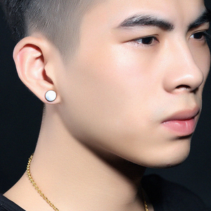 Pendientes Magnéticos <span class=keywords><strong>de</strong></span> Clip, Joyería Coreana, Pendientes Redondos Magnéticos Sin Perforación <span class=keywords><strong>para</strong></span> Hombre y Mujer, Nuevo Producto en Oferta - Product Image 5