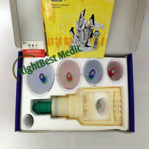 Traditionnelle chinoise KangZhu pompe à main vide ventouses Kit 6 copos thérapie <span class=keywords><strong>de</strong></span> <span class=keywords><strong>Massage</strong></span> du corps - Product Image 3