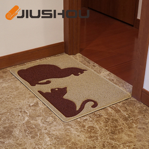 Alfombrilla de PVC acolchada para entrada de puerta delantera, 10mm de espesor, lavable y a prueba de agua y polvo para uso en exteriores - Product Image 3