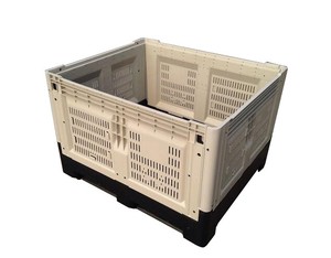צריף פירות תעשייתי 1210h810a 1200x1000x810 hdpe/pp מתלה קל חובת קריסת מיכל 4000 ק "ג קיבולת - Product Image 1
