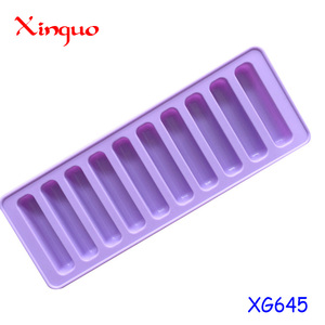 215 Nhà Máy Miễn Phí Mẫu 10 Lỗ Hình Dạng Ngón Tay Silicon Nhựa Khuôn Silicon Sô Cô La Khuôn <span class=keywords><strong>Silicone</strong></span> Ice Cube Khay Nhựa Kẹo - Product Image 5