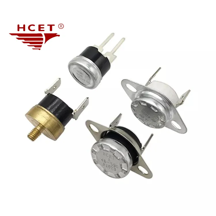 HCET-termostato ajustable, interruptor térmico reiniciable HC301 KSD301