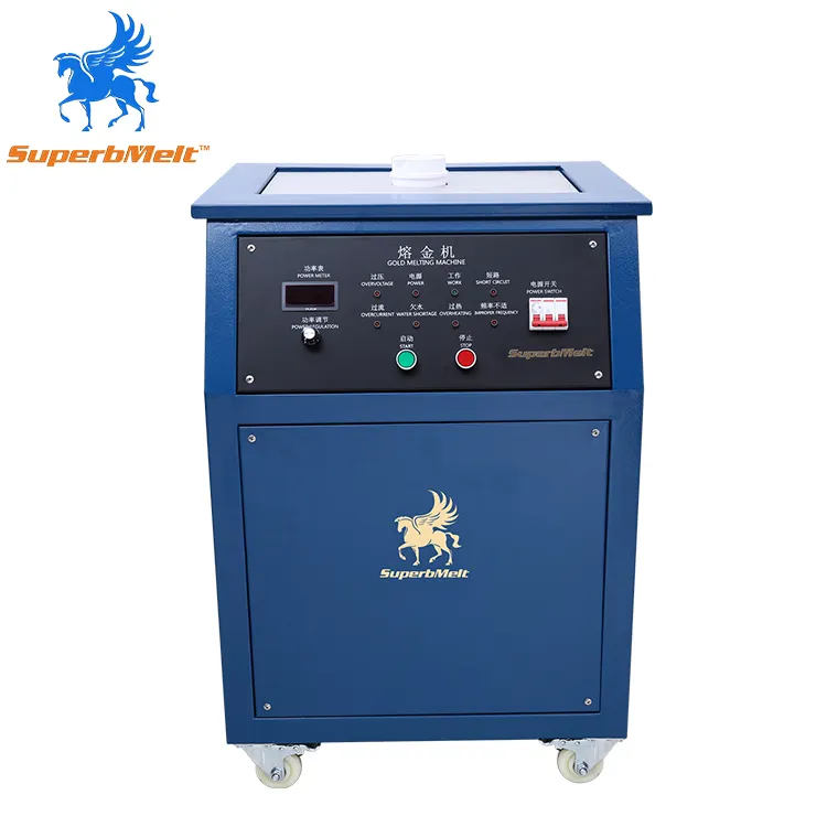 Superb 100% Duty Cycle Gold Smelting Machine Medium Frequency Platinum Melting Furnace