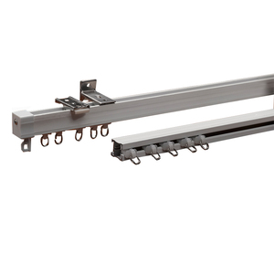 Ventanas correderas <span class=keywords><strong>de</strong></span> aluminio, pista <span class=keywords><strong>de</strong></span> cortina con sistema <span class=keywords><strong>de</strong></span> polea, riel <span class=keywords><strong>de</strong></span> hierro para cortina - Product Image 1