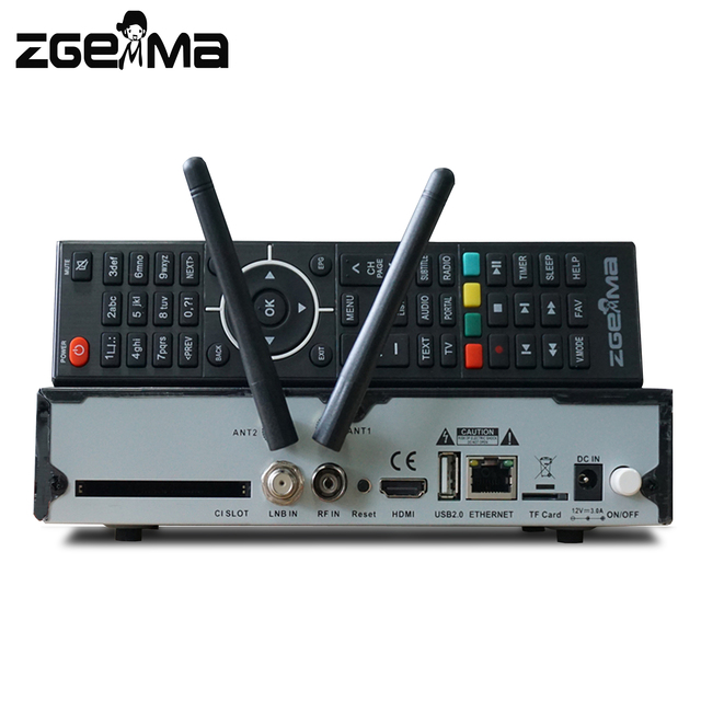 Ci Plus Supported Digital Linux OS Enigma2 4K UHD ZGEMMA H9COMBO Dual Core Decoder DVB-S2X+T2/C Twin Tuners