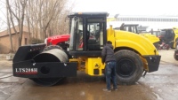 Luitong — Mini tambour mécanique hydraulique 12 tonnes, compact, rouleaux de route LT212B