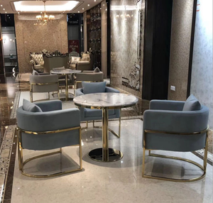 Di Vendita caldo Rotondo o Quadrato <span class=keywords><strong>Marmo</strong></span> Bistro Tavolo Oro Da Caffè <span class=keywords><strong>In</strong></span> Acciaio Inox Da Tavolo <span class=keywords><strong>per</strong></span> Hotel di Caffè - Product Image 2