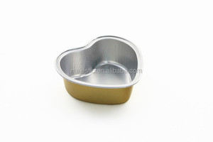 2017 Nuevo molde de aluminio colorida forma de corazón pastel envases - Product Image 2