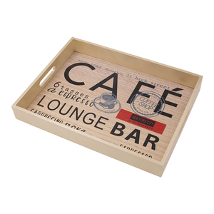 Bàn Cà Phê bằng gỗ Phục Vụ Khay Lớn Hiện Đại Thực Phẩm Mang <span class=keywords><strong>Tray</strong></span> cho Phục Vụ Thực Phẩm Cafe Khay Thực Phẩm - Product Image 2