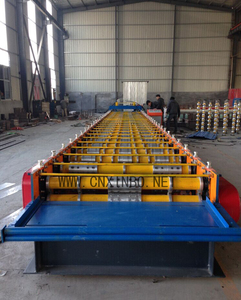 Giá rẻ thiết bị xây dựng để bán Thủy Lực Cắt Kim Loại Con Lăn Màn Trập Cửa Roll Forming <span class=keywords><strong>Machine</strong></span> - Product Image 3