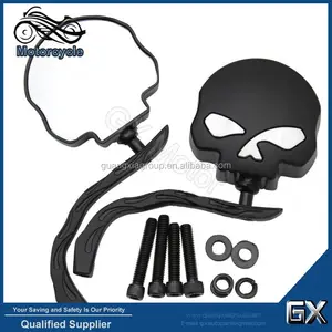 Xe máy Tái Trang Bị Phần Gương Chiếu Hậu Skull Skeleton Tay Claw Side Gương