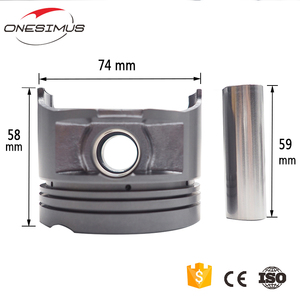 Onesimus מכירה לוהטת למעלה איכות 74mm בוכנה 13101-11131 5E מנוע בוכנה גודל