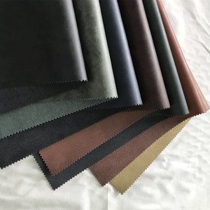 Chino estándar impermeable ancho Casa Loca patrón de gamuza de microfibra sofá tapicería de cuero tejido - Product Image 1