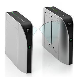 Barrière <span class=keywords><strong>de</strong></span> sécurité SECUERA SE-FT201A <span class=keywords><strong>de</strong></span> luxe avec porte à battant, tourniquet rapide optique à LED visible et verre <span class=keywords><strong>coulissant</strong></span> haut - Product Image 5