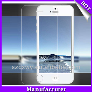 0.2mm 9h para iphone 4 screen protector de vidrio templado anti- aceite de/agua/de choque - Product Image 1