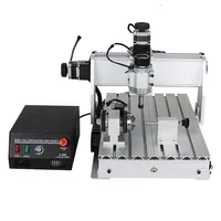 Mini roteador máquina de fresagem 4 eixos cnc 3040t-dj