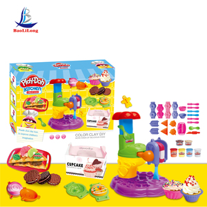 Kit <span class=keywords><strong>de</strong></span> bricolage pour enfants pâte à modeler jouet <span class=keywords><strong>de</strong></span> cuisine pour enfants jouet <span class=keywords><strong>de</strong></span> fabricant <span class=keywords><strong>de</strong></span> crème glacée développement couleur argile BRICOLAGE jouets - Product Image 2