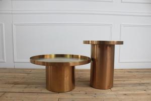 Favors T-09 <strong>Gold</strong> Color Plating Stainless Steel Modern <strong>Round</strong> <strong>Side</strong> <strong>Table</strong> for Living Room Home Coffee Furniture - Product Image 4