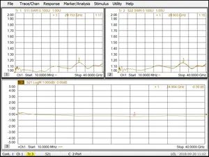 40 GHz, 2.92mm (K) महिला Solderless पीसीबी संपीड़न माउंट पीसीबी कनेक्टर, 2 छेद