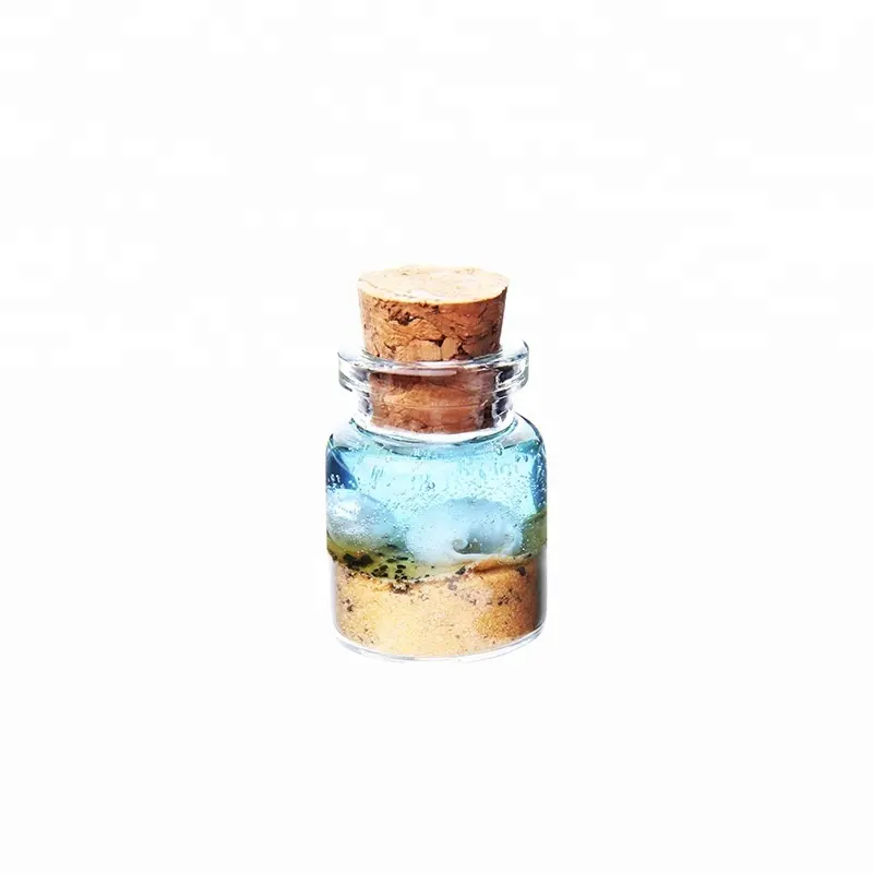 Miniatureドールハウスおもちゃびん、メッセージボトル、ドリフトボトルコルク