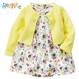 Diseños de flores vestido del bebé recién nacido encantador 2 años bebé peleles body vestido - Product Image 5