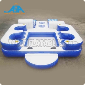 Gonfiabile all'aperto spiaggia dell'<span class=keywords><strong>isola</strong></span>, gonfiabile air chair, <span class=keywords><strong>isola</strong></span> galleggiante lounge gonfiabile - Product Image 3