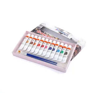 12 couleurs <span class=keywords><strong>gouache</strong></span> couleurs 12cc de peintures - Product Image 1