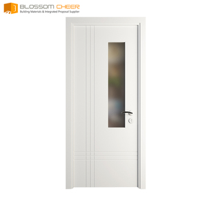 Nueva llegada de madera compuesto de madera interior puerta del <span class=keywords><strong>apartamento</strong></span> serie clásica melamina - Product Image 4