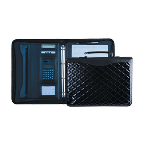 Tùy chỉnh dây kéo PU da A4 kinh doanh padfolio tài liệu tổ chức tập tin thư mục văn phòng hiện đại nộp hồ sơ sản phẩm - Product Image 4