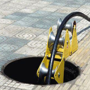 Bán Hot Manhole Cáp Ròng Rọc Bánh Xe, Cáp Thép Con Lăn - Product Image 1