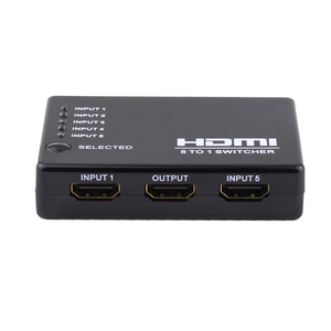 Fábrica bajo precio inteligente 5x1 switch <span class=keywords><strong>HDMI</strong></span> con control remoto ir y adaptador de <span class=keywords><strong>CA</strong></span> soporta 3D - Product Image 2