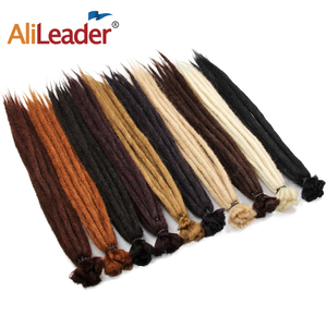 Alileader 20inch Handmade Dreadlock Crochet Braid Hair Extensions <strong>Synthetic</strong> <strong>Dreadlocks</strong> - Product Image 3