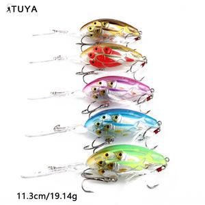 Chất Lượng Cao Đầy Màu Sắc Orgy Cứng Câu Cá Thu Hút Kích Thước Nhỏ 11.3Cm 19G Nhân Tạo Mồi - Product Image 2