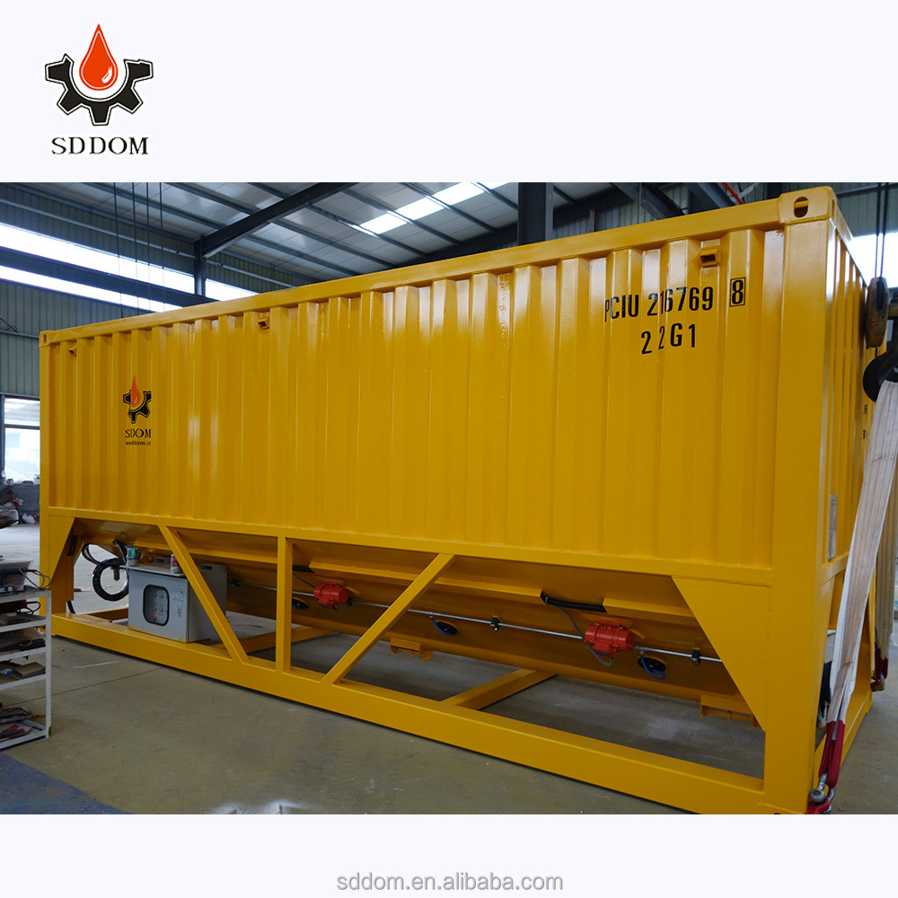 Полностью автоматический горизонтальный силос, контейнерный цементный силос, стальной цементный силос Горячая распродажа!