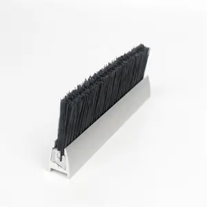 Aluminum Holder Escalator Spare Parts Double Skirt Strip Brush