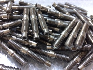 KIT de goujons de collecteur d'échappement, 1.25 pièces, en titane, M8 x, écrous et rondelle