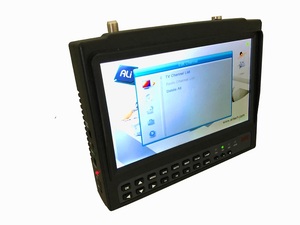 7inch LCD KPT-719H + AHD DVB-S2 vệ tinh Finder HD 1080P satfinder Meter & màn hình với AHD/hdiav đầu vào thu truyền hình vệ tinh - Product Image 4