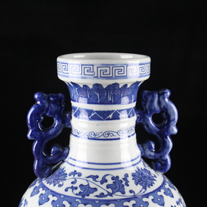 <span class=keywords><strong>แจกัน</strong></span>ดอกไม้โบราณลาย<span class=keywords><strong>มังกร</strong></span>จีนทำจากเซรามิก - Product Image 3