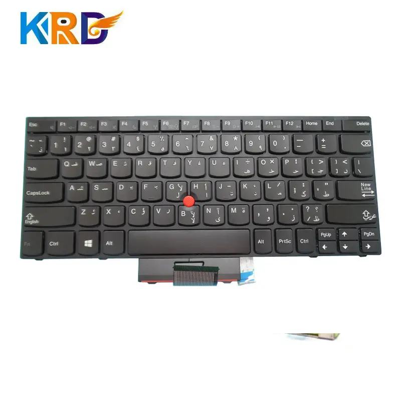 Clavier arabe pour ordinateur portable en gros pour clavier Lenovo Thinkpad E125 E120 E220S X121E X130 AR