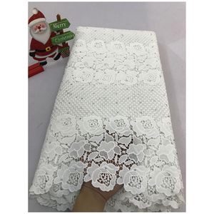 Reine weiße Farbe Guipure/<span class=keywords><strong>Cord</strong></span> <span class=keywords><strong>Lace</strong></span> Stickerei <span class=keywords><strong>Lace</strong></span> <span class=keywords><strong>Fabric</strong></span> für die Hochzeit - Product Image 5