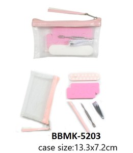 Étui de voyage blanc promotionnel Mini prix bon marché <span class=keywords><strong>manucure</strong></span> Nail Art Kits d'outils produit - Product Image 4
