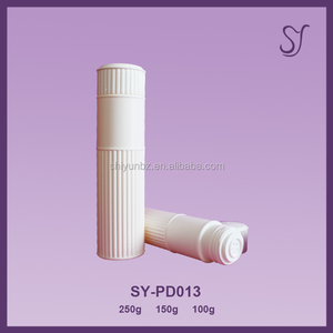 250g 150g 100g PE cylindre conception spéciale corps soins poudre talc bouteille et emballage récipient PD013 - Product Image 2