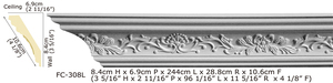 Poliuretano de alta calidad hermoso barato decorativo PU moldeo de espuma CORNISA DE - Product Image 6