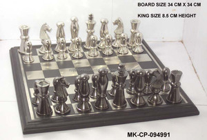 Tablero de ajedrez de METAL con jugadores - Product Image 3