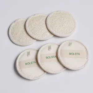 China Manufacturer Custom Disposable Loofah Pad Plant Sponges Bath use for Travel and Hotel