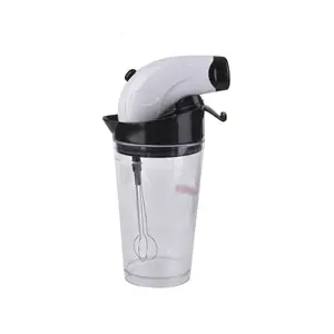 Per la casa In Acciaio Inox Latte Ugello Testa Rotante Mixer Blender del Latte del Caffè Frullino Elettrico Caffè Agitatore