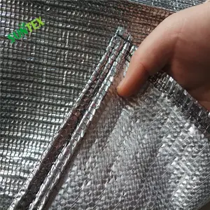 99% Aluminum shading net silver reflective shade cloth with finished edeg for greenhouse outside use 4m*10m
