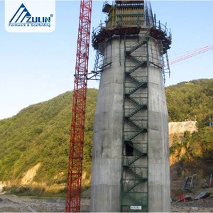 Zulin thép hiện đại vòng khóa giàn giáo nhúng nóng mạ kẽm khách sạn xây dựng cầu thang thang tháp SGS chứng nhận - Product Image 2